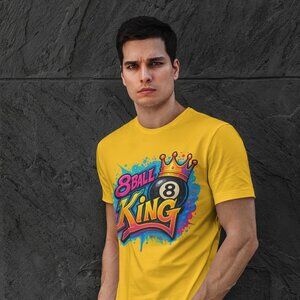 Graffiti 8 Ball King T-Shirt | Streetwear Pool Tee
